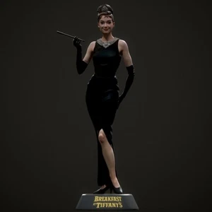 Audrey Hepburn - Tiffanys - Resin Model Kit - 3DPrint - 1/10, 1/8, 1/6, Scale - Bild 1 von 15