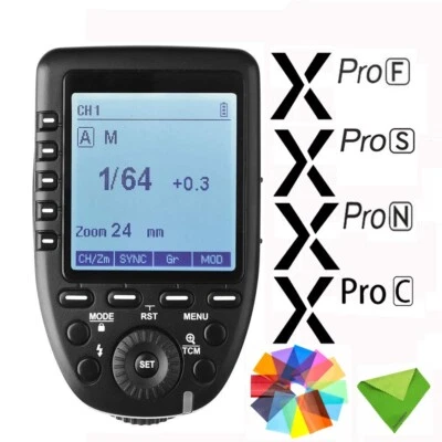 Godox XPro TTL Wireless Flash Trigger 1/8000s HSS for Canon Nikon Sony Fujifilm - Image 1 of 4