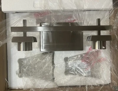 Z-Lite 819-2V-BN Lauren 2-Light Vanity Light Fixture in Brushed Nickel/Clear NEW - Image 1 of 4