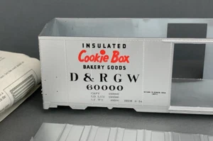 O Intermountain 1937 AAR  Boxcar Kit Rio Grande Cookie Box #60000 Kit NIB! O2359 - Picture 1 of 4