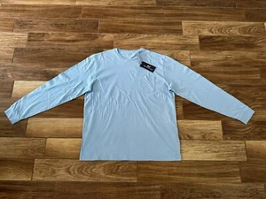 NEW WITH TAGS Men’s Vineyard Vines Blue Long Sleeve T-Shirt Large Pocket Shirt - Picture 1 of 4