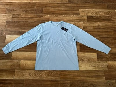 NEW WITH TAGS Men’s Vineyard Vines Blue Long Sleeve T-Shirt Large Pocket Shirt - Image 1 of 4