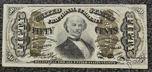 FR# 1331 Fractional 1864 Union Currency 50c, Civil War Third 3rd Issue . XF - Picture 1 of 10