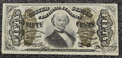 FR# 1331 Fractional 1864 Union Currency 50c, Civil War Third 3rd Issue  . XF - Image 1 of 4