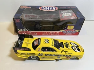 NHRA Big Jim Dunn *SIGNED* 1:24 Diecast MOONEYES “Rare” NITRO Funny Car - Picture 1 of 7