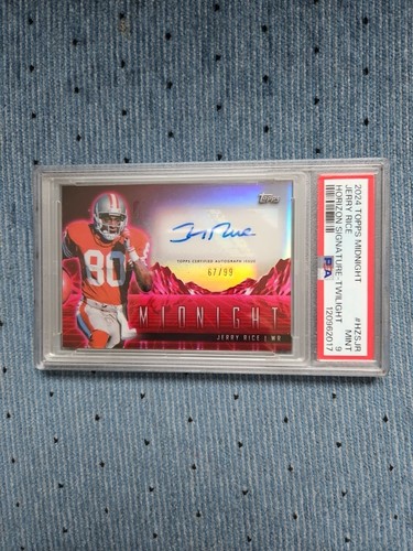 2024 Topps Midnight - Horizon Signatures Jerry Rice #HZS-JR Twilight ...