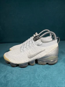 Nike Air VaporMax Flyknit 3 Damengröße 6,5 weiß-silber 2019 Sportschuhe - Bild 1 von 8