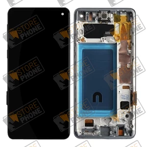 Ecran Complet In-Cell Samsung Galaxy S10 SM-G973 Noir - Zdjęcie 1 z 1