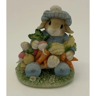 Figura Enesco My Blushing Bunnies "Una abundancia de bendiciones" sin caja 1995 de colección Foto 1 de 4