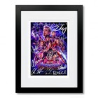 Avengers Endgame Movie Cast Signed A4 Poster Photo Framed Autograph 2019 Film