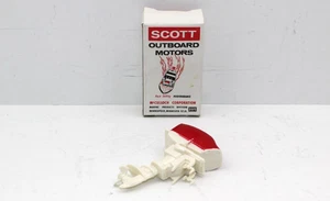 Vintage NOS Tonka Scott Atwater Toy Boat Plastic Outboard Motor Box Excellent - Picture 1 of 5