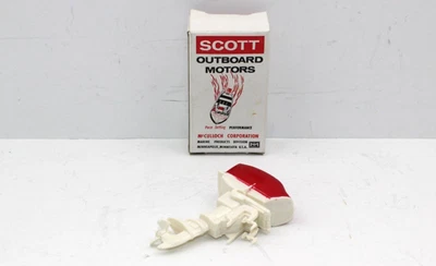 Vintage NOS Tonka Scott Atwater Toy Boat Plastic Outboard Motor Box Excellent - Image 1 of 4