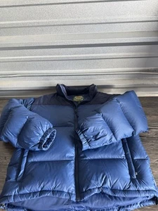 Cabelas Down Jacket Mens Size Large Premiere Northern Goose Puffer 700 Down Nwt - Picture 1 of 7