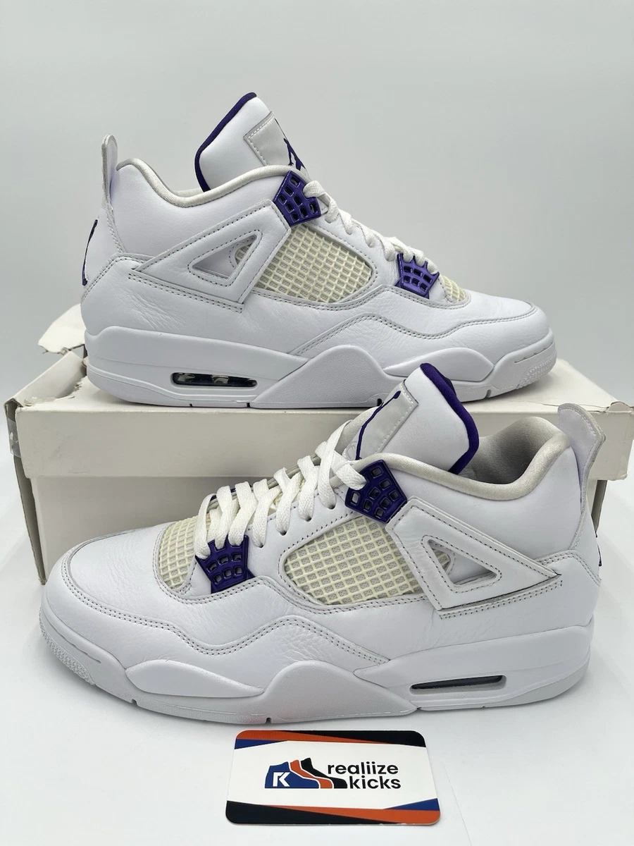 Jordan 4 Retro Mid Purple Metallic for Sale | Authenticity