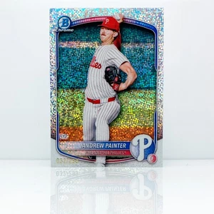 ANDREW PAINTER - 2025 Bowman - Speckled Refractor - Phillies - 32/299 - Picture 1 of 2