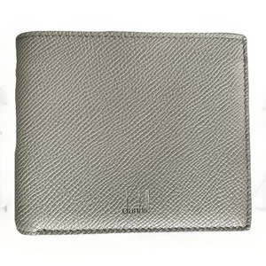 Dunhill London Codogan Bifold Wallet Men's Silver Grey New with Box - Picture 1 of 6
