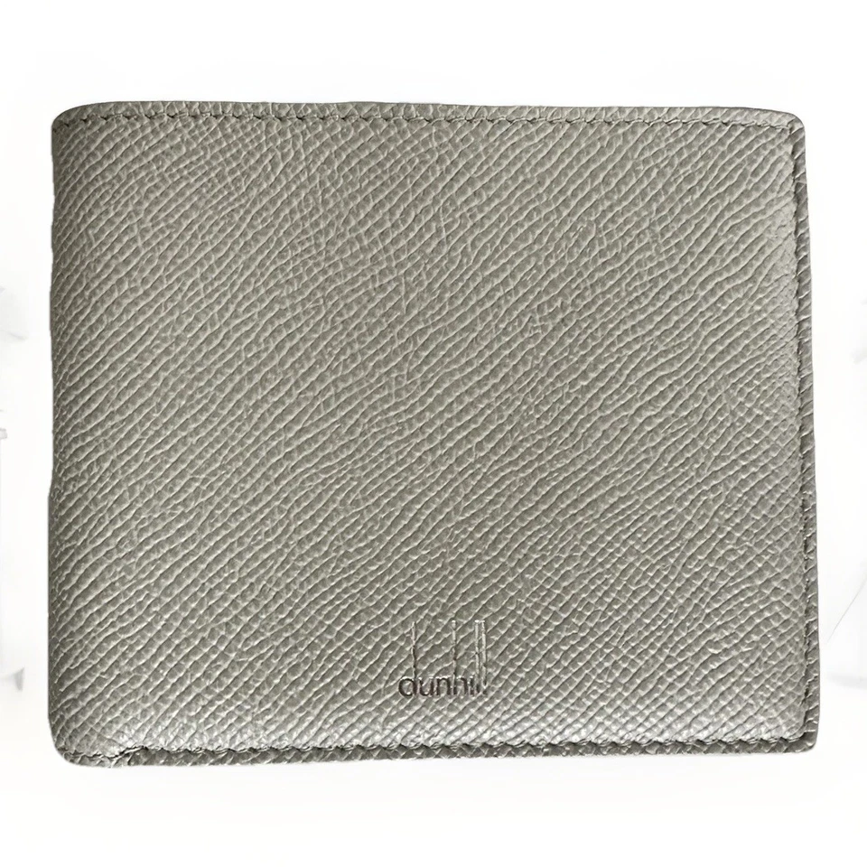 Dunhill London Codogan Bifold Wallet Men's Silver Grey New with Box - Image 1 of 4