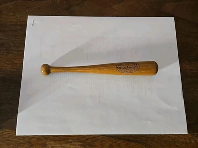 (复古)Louisville Slugger Hillerich and Bradsby 8 英寸迷你棒球棒  — 第 1/4 张图片