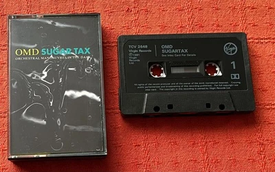 OMD (ORCHESTRAL MANOEUVRES IN THE DARK) - CASSETTE TAPE - SUGAR TAX - Image 1 of 4