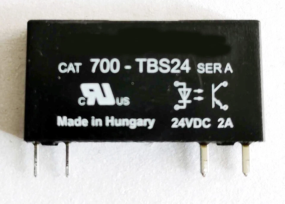 1Pcs  New   CAT 700-TBS24 Solid State Relay 24VDC 2A 4Pins - Image 1 of 1