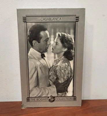 CASABLANCA  New Sealed Hard Case VHS  1990 THE BOGART COLLECTION Time Life Video - Image 1 of 3