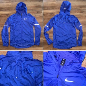NWT Nike Vapor Shield Running Reflective Breathable Jacket BLUE 683611 452 S - Picture 1 of 7