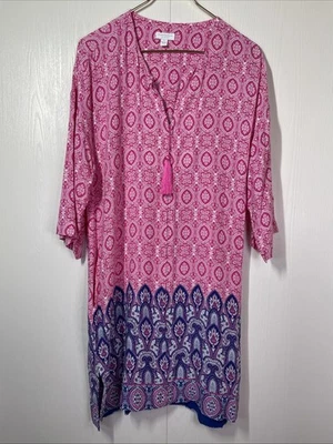 Vestido abrigo Charter Club Robe House para mujer pequeño rosa tejido 3/4 bolsillos con cremallera Foto 1 de 4