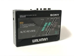Reproductor de radio casete Walkman Sony WM-F501 negro Japón excelente raro reparado - Imagen 1 de 9
