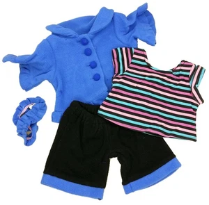 Purple Coat Outfit Fits Most 14" - 18" Build-a-bear and Make Your Own Stuffed An - Bild 1 von 1