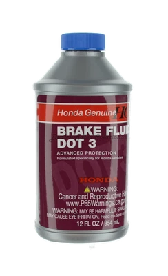 全新正品本田制动液点 3 OE 12 盎司。 瓶装 087989008 — 第 1/4 张图片
