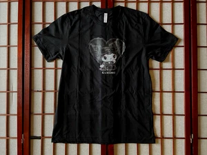 Sanrio Kuromi Lacey Black Heart Graphic Anime T Shirt Women Size Large - Picture 1 of 11