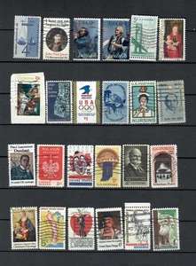 UNITED STATES AMERICA SELECTION COMMEMORATIVE USED  STAMPS  LOT ( US 410) - Picture 1 of 1