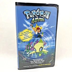 Pokemon 4Ever (VHS, 2003) Movie, Clamshell Case, Miramax Release, Celebi Suicune - Bild 1 von 6
