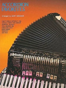 Accordion Favorites Solo Sheet Music Lyrics 17 Songs Gary Meisner Book - Picture 1 of 1