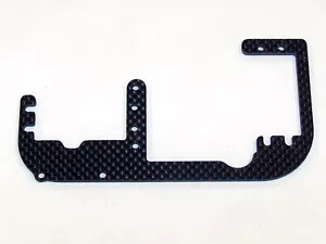 XTREME RACING HOT BODIES D8 SERVO BANDEJA DE FIBRA DE CARBONO XTR12103 1/8 21 BUGGY NITRO - Imagen 1 de 1