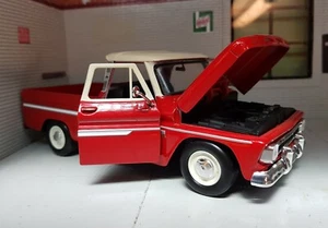 Chevy 1966 Chevrolet C-10 Fleetside Red Pickup Truck 1:24 Scale Model 73355 - Picture 1 of 7