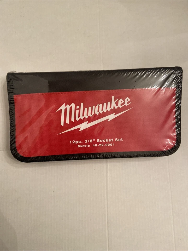 Milwaukee 48-22-9001 Metric 12pc 3/8" Socket Set w/ Case Brand New Sealed - Image 1 of 1