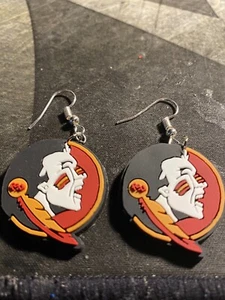 Florida State Seminolen Charm Ohrhänger - Bild 1 von 1
