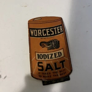 Vintage Worcester Ivory Salt Advertising Queen Victoria Sewing Needles Elephant - Picture 1 of 6