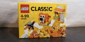 LEGO Classic 10709 Boîte de construction orange,avion,lion neuf et scellé - Imagen 1 de 6