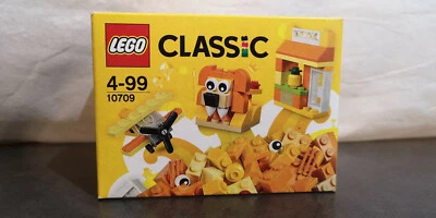 LEGO Classic 10709 Boîte de construction orange,avion,lion neuf et scellé - Photo 1/4