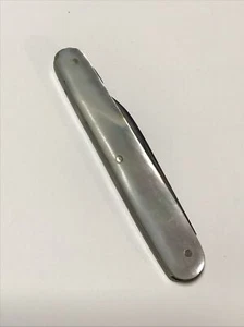 Vintage Bostwick Braun Mother of Pearl Handle 2 Blade Pocket Knife Toledo Oh USA - Picture 1 of 10