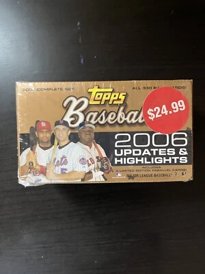 2006 Topps Baseball Updates & Highlights Complete Sealed Factory Set 330 Cards - Image 1 of 2