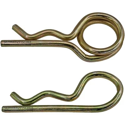 Federstecker Federsplint Sicherungssplint einfach doppelt Verzinkt  - Bild 1 von 2