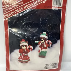 Weihnachten Junge Zuckerstange Ornamente Häkelset Banar Designs Neu CCO60826 - Bild 1 von 6