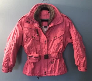 Killy Parka Coat Technical Equipment Recco Rescue System Ski Size 6 US Pink - Picture 1 of 12