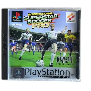 International Superstar Soccer Pro PS1 PlayStation 1 PAL - Completo con folleto - Imagen 1 de 8