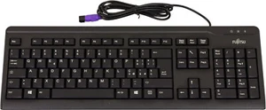 Fujitsu KB410 G PS2 NEGRO tamaño completo (100%), teclado con cable - Imagen 1 de 2
