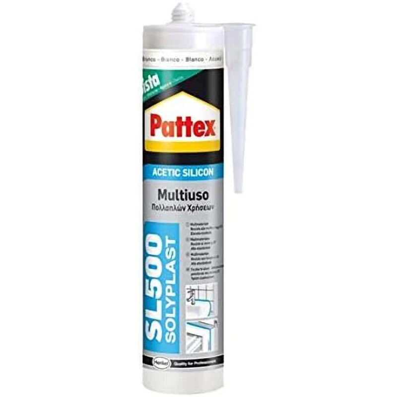 Pattex silicone acetico multiuso sl500 marrone - Immagine 1 di 1
