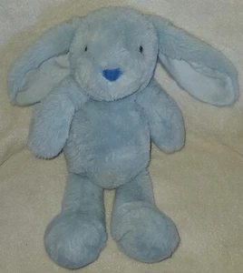 Manhattan Toy Co Plush Blue Bunny Rabbit White Tail Soft Stuffed Animal 14" - Picture 1 of 5